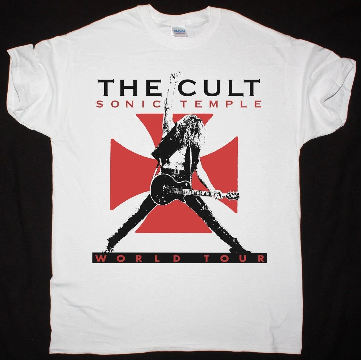 THE CULT   SONIC TEMPLE WORLD TOUR WHITE T-SHIRT  TARIFFS INCLUDED Unisex T-shirt, Sweatshirt, Hoodie, Long Sleeve Tee - T-Shirt, Sweatshirt, Hoodie