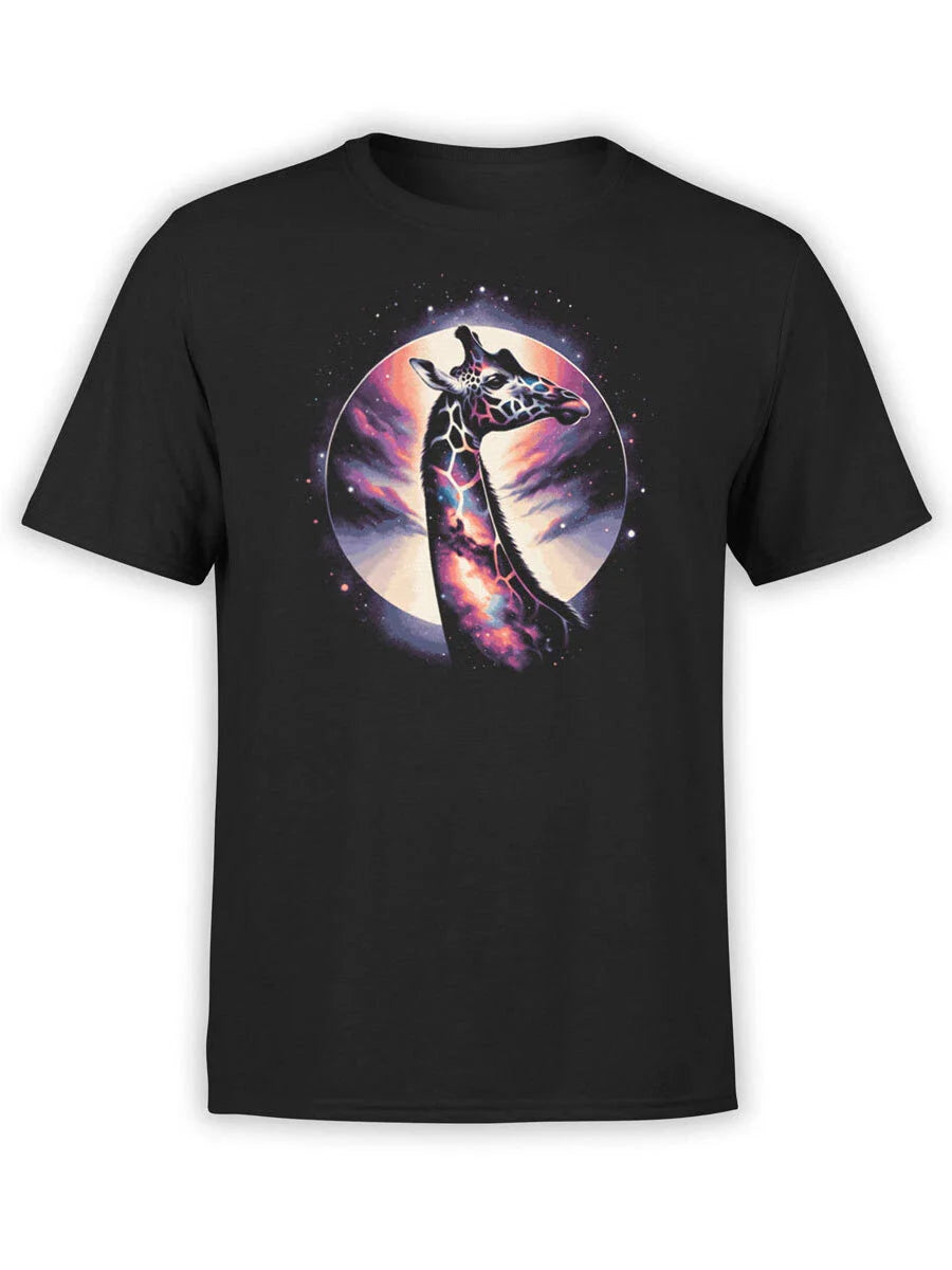 FANTUCCI Unisex T-Shirts | Space Giraffe T-Shirt | 100% Cotton Unisex T-shirt, Sweatshirt, Hoodie, Long Sleeve Tee - T-Shirt, Sweatshirt, Hoodie