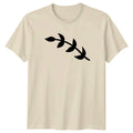 Minimalist Leaf Branch Design T-Shirt Plant Lover Nature Birthday Gift Unisex T-shirt, Sweatshirt, Hoodie, Long Sleeve Tee - T-Shirt, Sweatshirt, Hoodie