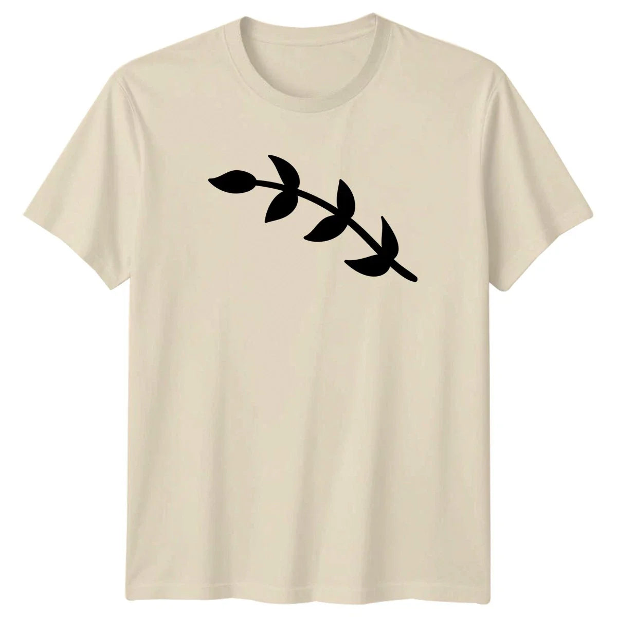 Minimalist Leaf Branch Design T-Shirt Plant Lover Nature Birthday Gift Unisex T-shirt, Sweatshirt, Hoodie, Long Sleeve Tee - T-Shirt, Sweatshirt, Hoodie