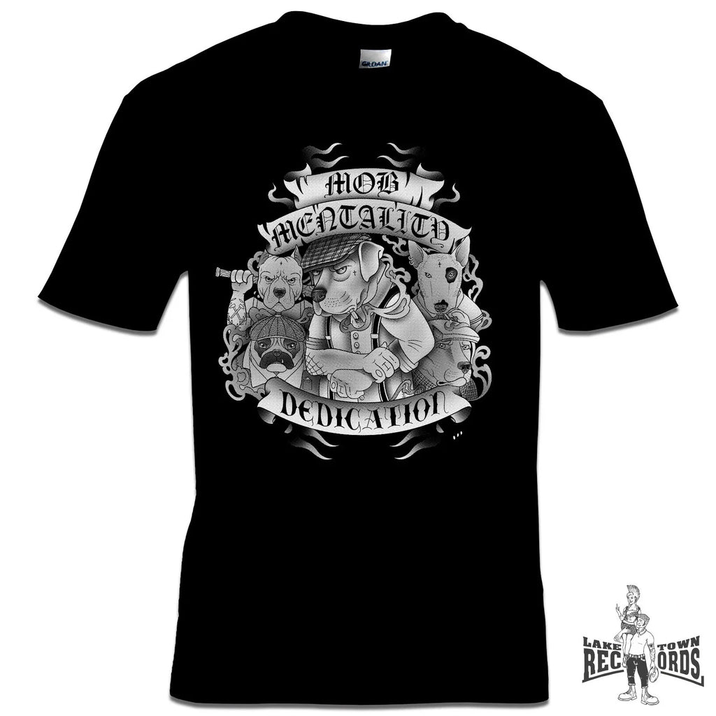 MOB MENTALITY - DOGS (T-SHIRT) Black S-3XL Skinhead Punk Oi! Hardsell 4 Skins Unisex T-shirt, Sweatshirt, Hoodie, Long Sleeve Tee - T-Shirt, Sweatshirt, Hoodie