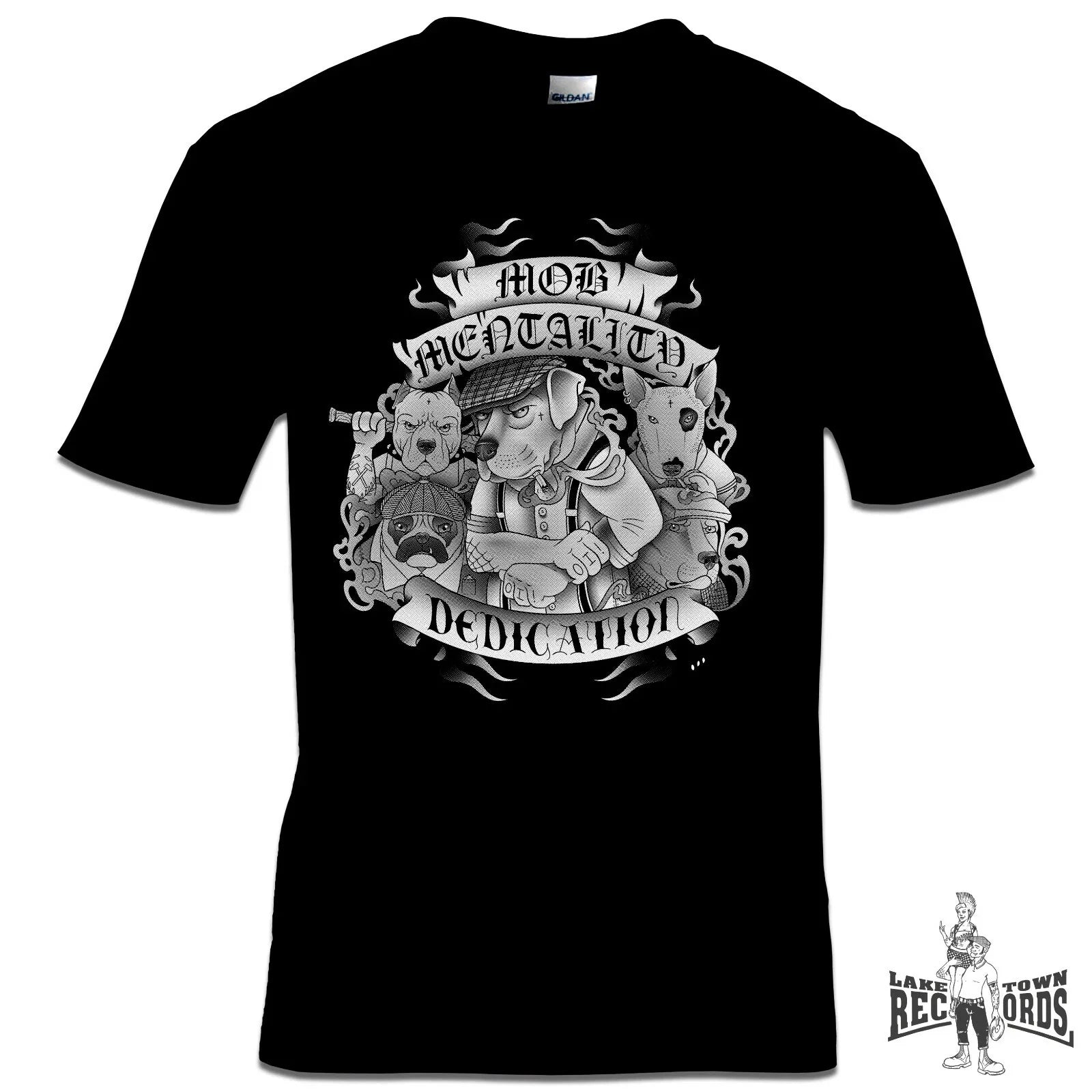 MOB MENTALITY - DOGS (T-SHIRT) Black S-3XL Skinhead Punk Oi! Hardsell 4 Skins Unisex T-shirt, Sweatshirt, Hoodie, Long Sleeve Tee - T-Shirt, Sweatshirt, Hoodie