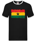 Ghana Grunge Flag Style - Men Ringtone - Ghana Country Travel Flags Unisex T-shirt, Sweatshirt, Hoodie, Long Sleeve Tee - T-Shirt, Sweatshirt, Hoodie