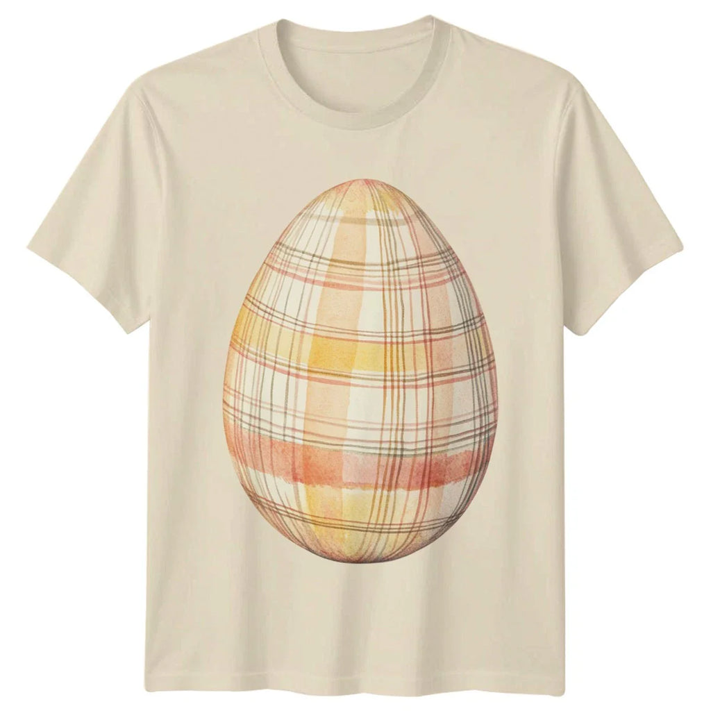 Aesthetic Watercolor Plaid Easter Seasonal Gift For Him And Her Unisex T-shirt, Sweatshirt, Hoodie, Long Sleeve Tee - T-Shirt, Sweatshirt, Hoodie