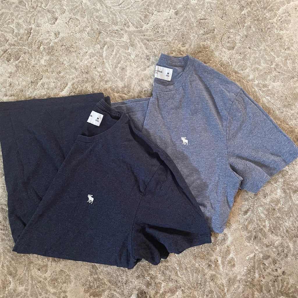 Abercrombie & Fitch t shirt mens medium soft A&F  lot of 2 Unisex T-shirt, Sweatshirt, Hoodie, Long Sleeve Tee - T-Shirt, Sweatshirt, Hoodie