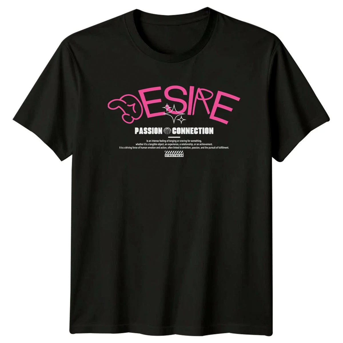 Desire Passion Connection Is An T-Shirt Aesthetic Streetwear Gift For Him Her Unisex T-shirt, Sweatshirt, Hoodie, Long Sleeve Tee - T-Shirt, Sweatshirt, Hoodie