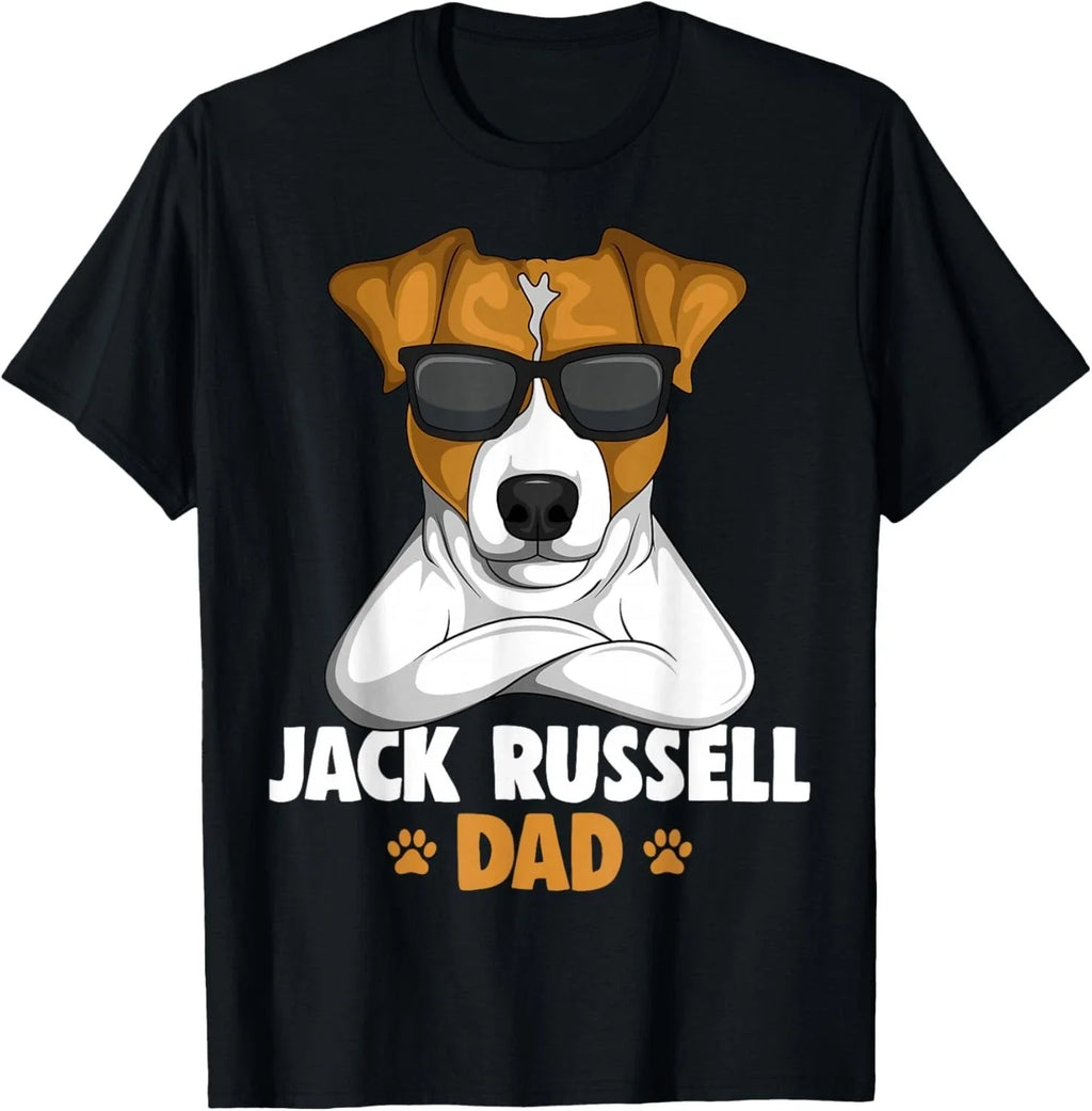 Jack Russell Terrier Dad Dog Gift Unisex T-Shirt Unisex T-shirt, Sweatshirt, Hoodie, Long Sleeve Tee - T-Shirt, Sweatshirt, Hoodie