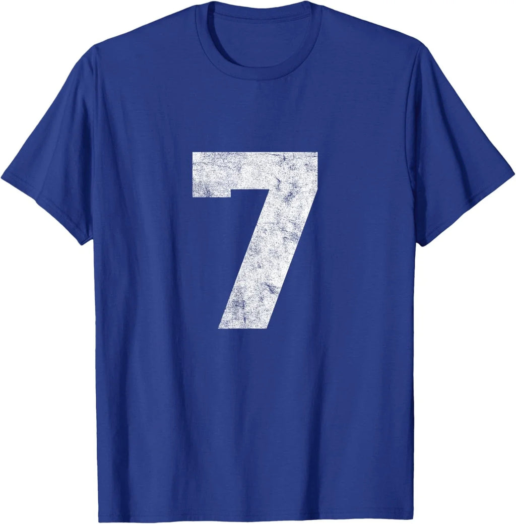 Lucky Number 7 Birthday Sports Player Team Athlete Unisex T-Shirt Unisex T-shirt, Sweatshirt, Hoodie, Long Sleeve Tee - T-Shirt, Sweatshirt, Hoodie