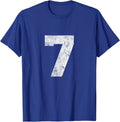 Lucky Number 7 Birthday Sports Player Team Athlete Unisex T-Shirt Unisex T-shirt, Sweatshirt, Hoodie, Long Sleeve Tee - T-Shirt, Sweatshirt, Hoodie