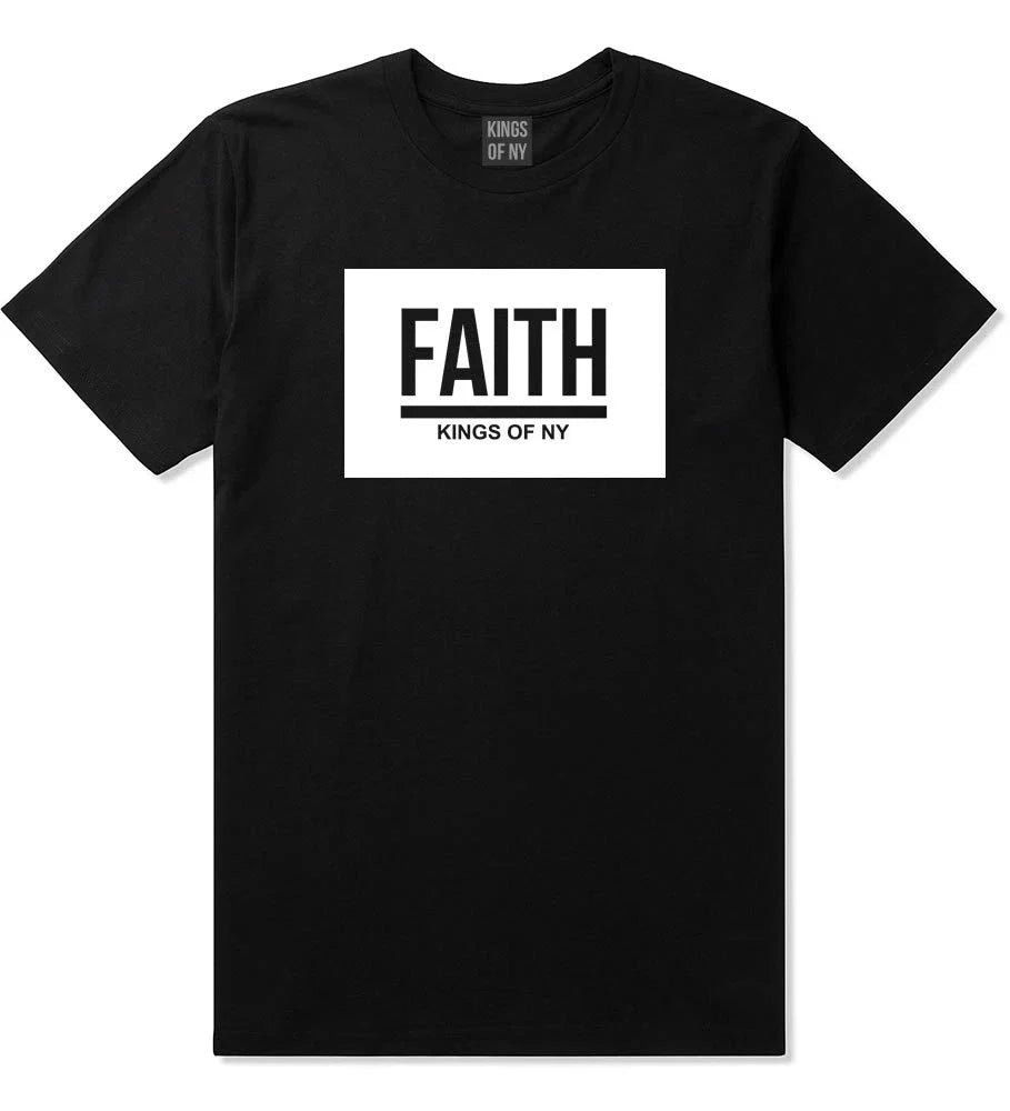 Kings Of NY Faith Dark Streetwear Style Short Sleeve T-Shirt Unisex T-shirt, Sweatshirt, Hoodie, Long Sleeve Tee - T-Shirt, Sweatshirt, Hoodie