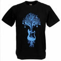 Men Women Tee 3D T-Shirt Creative Guitar Tree Print Casual Short Sleeve S-5XL Unisex T-shirt, Sweatshirt, Hoodie, Long Sleeve Tee - T-Shirt, Sweatshirt, Hoodie