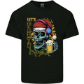Christmas Party Skull Drinking Beer Alcohol Mens Light Cotton T-Shirt Unisex T-shirt, Sweatshirt, Hoodie, Long Sleeve Tee - T-Shirt, Sweatshirt, Hoodie
