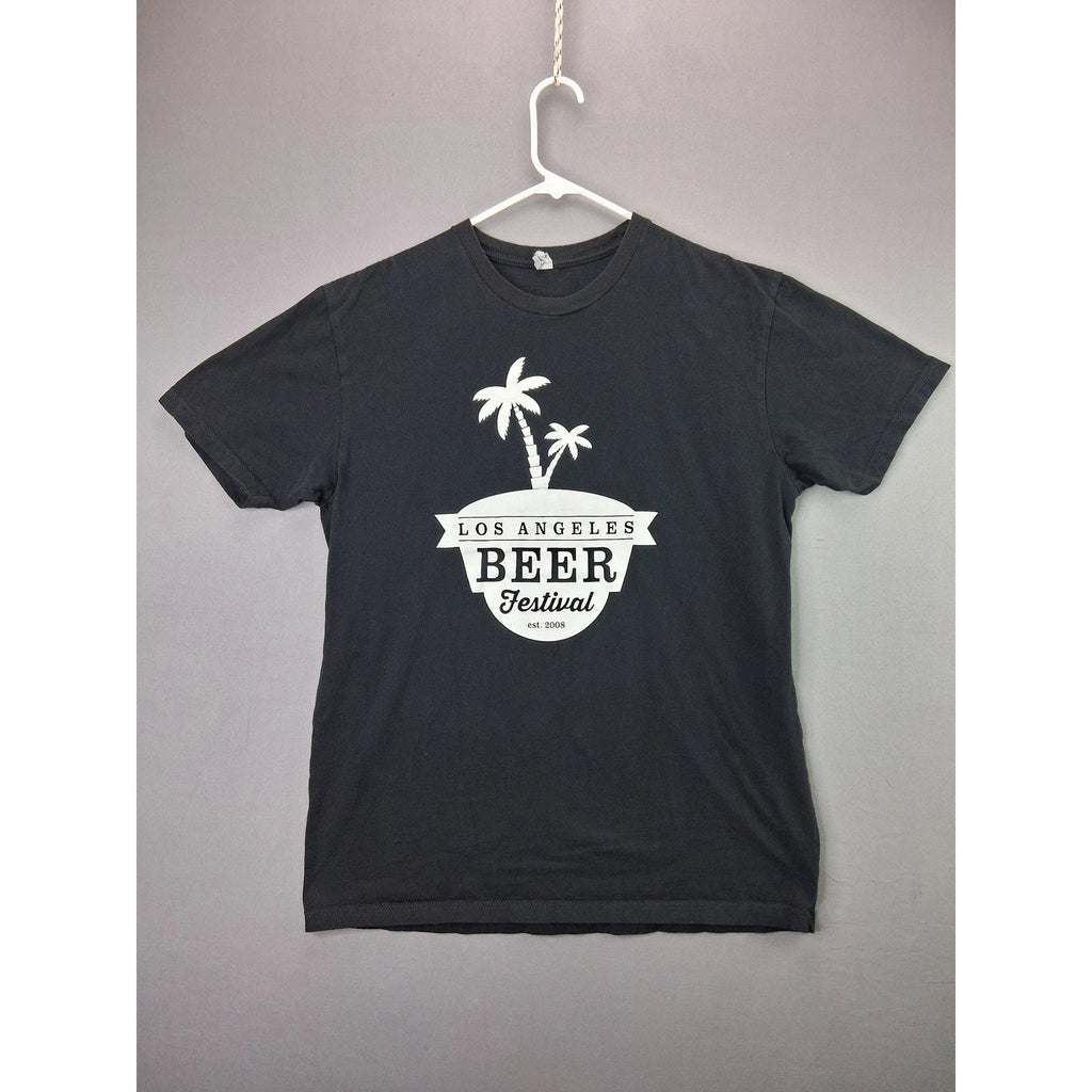 American Apparel T-Shirt Los Angeles Beer Festival Large Black Graphic Tee Cotto Unisex T-shirt, Sweatshirt, Hoodie, Long Sleeve Tee - T-Shirt, Sweatshirt, Hoodie