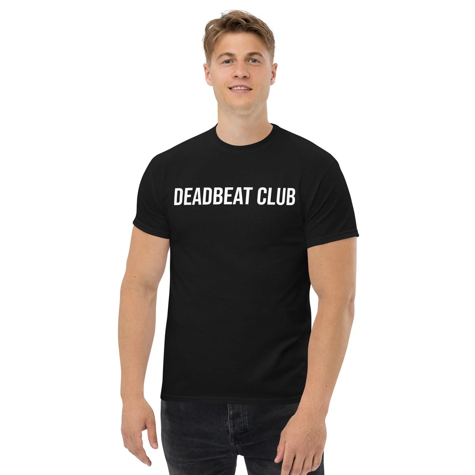 Deadbeat Club Artist Creative Chill Joy Of Life black tee shirt t-shirt Unisex T-shirt, Sweatshirt, Hoodie, Long Sleeve Tee - T-Shirt, Sweatshirt, Hoodie