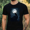 Mens Panther Full Moon Motif Cotton T-Shirt Size XS to 5XL Unisex T-shirt, Sweatshirt, Hoodie, Long Sleeve Tee - T-Shirt, Sweatshirt, Hoodie