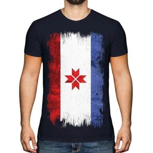 Mordovia Grunge Flag Men's T-Shirt Jersey Unisex T-shirt, Sweatshirt, Hoodie, Long Sleeve Tee - T-Shirt, Sweatshirt, Hoodie