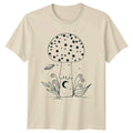 Spotted Fungi Celestial Magic Mushroom T-Shirt Aesthetic Nature Birthday Gift Unisex T-shirt, Sweatshirt, Hoodie, Long Sleeve Tee - T-Shirt, Sweatshirt, Hoodie