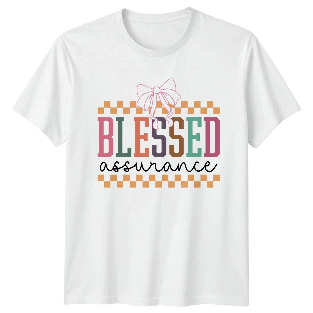 Blessed Assurance Womens T-Shirt Aesthetic Christian Faith Christmas Unisex T-shirt, Sweatshirt, Hoodie, Long Sleeve Tee - T-Shirt, Sweatshirt, Hoodie