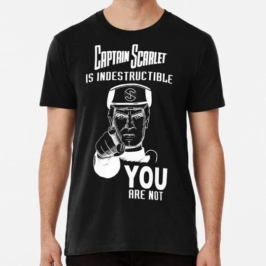 Captain Scarlet You Are Not Size S to 5XL Made in the USA T-Shirt Unisex T-shirt, Sweatshirt, Hoodie, Long Sleeve Tee - T-Shirt, Sweatshirt, Hoodie