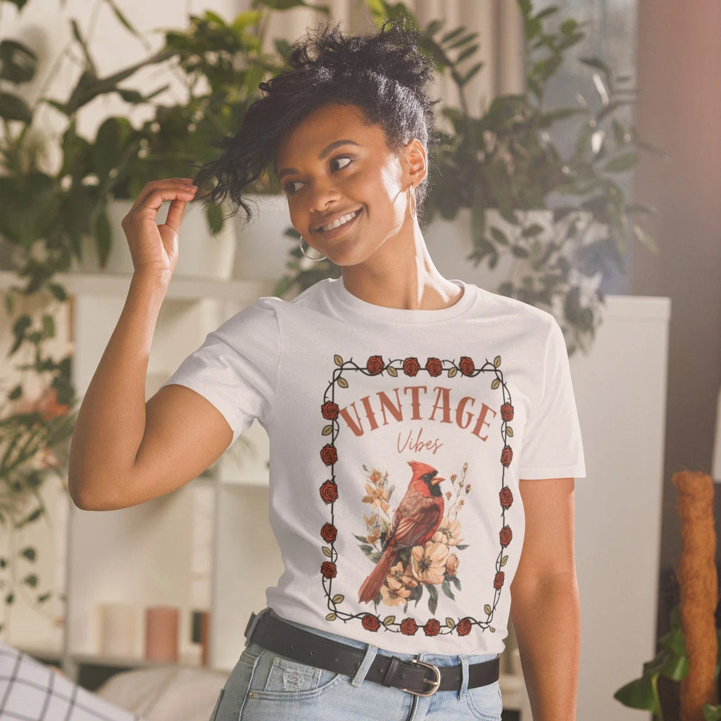 Vintage Birds flowers Unisex T-Shirt Unisex T-shirt, Sweatshirt, Hoodie, Long Sleeve Tee - T-Shirt, Sweatshirt, Hoodie