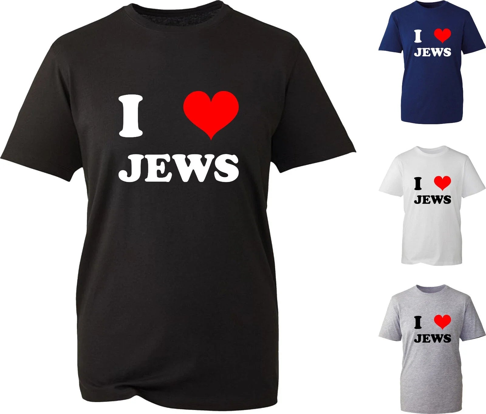 I Love Jews T-shirt Hanukkah Judaism Pride Spiritual Religious Unisex Gift Top Unisex T-shirt, Sweatshirt, Hoodie, Long Sleeve Tee - T-Shirt, Sweatshirt, Hoodie