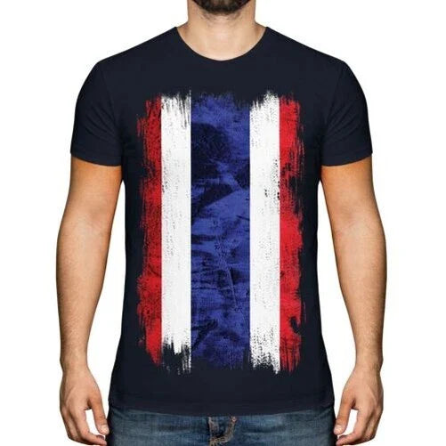 Thailand Grunge Flag Men T-Shirt Mueang Thai Ratcha Anachak Prathet Unisex T-shirt, Sweatshirt, Hoodie, Long Sleeve Tee - T-Shirt, Sweatshirt, Hoodie