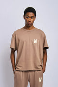 Urthwear Creative Department Cloud Fleece Oversized Brown T Shirt Large Organic Unisex T-shirt, Sweatshirt, Hoodie, Long Sleeve Tee - T-Shirt, Sweatshirt, Hoodie