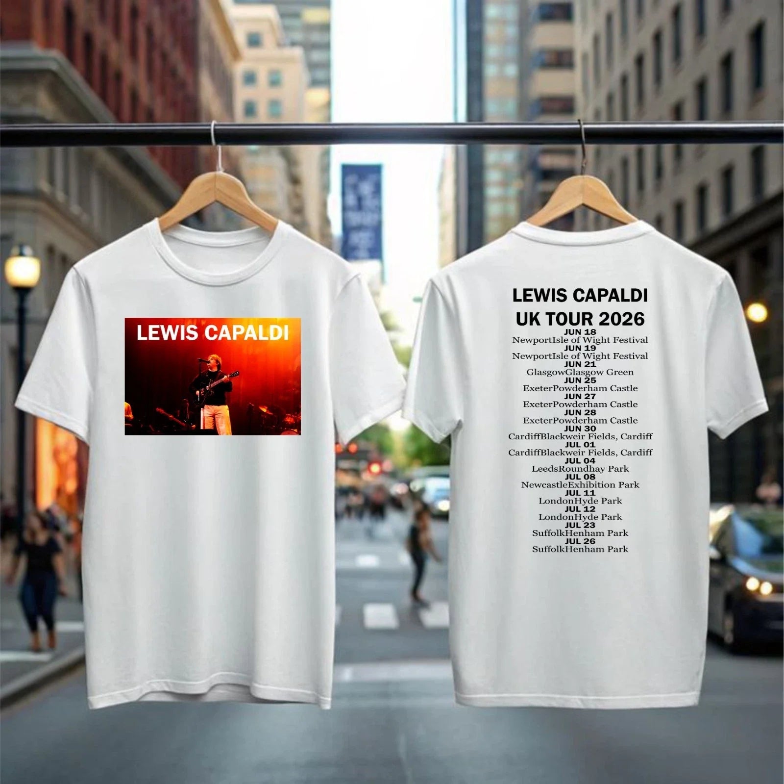 Lewis Capaldi 2026 World Tour T-Shirt Unisex Concert Fan Merch Top Band Gifts Unisex T-shirt, Sweatshirt, Hoodie, Long Sleeve Tee - T-Shirt, Sweatshirt, Hoodie