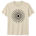 Radiant Sunburst Minimalist Design T-Shirt Sunburst Graphic Abstract Design Unisex T-shirt, Sweatshirt, Hoodie, Long Sleeve Tee - T-Shirt, Sweatshirt, Hoodie