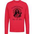 Funny Jesus Long Sleeve T Shirt -Disappointments All of You Religious Meme Tee Unisex T-shirt, Sweatshirt, Hoodie, Long Sleeve Tee - T-Shirt, Sweatshirt, Hoodie