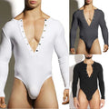 Casual Bodysuits Men Rompers Breathable Fabric Casual Gatherings Comfortable Fit Unisex T-shirt, Sweatshirt, Hoodie, Long Sleeve Tee - T-Shirt, Sweatshirt, Hoodie