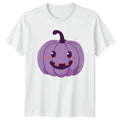 Cute Purple Pumpkin T-Shirt Kawaii Halloween Gift For Him And Her Unisex T-shirt, Sweatshirt, Hoodie, Long Sleeve Tee - T-Shirt, Sweatshirt, Hoodie