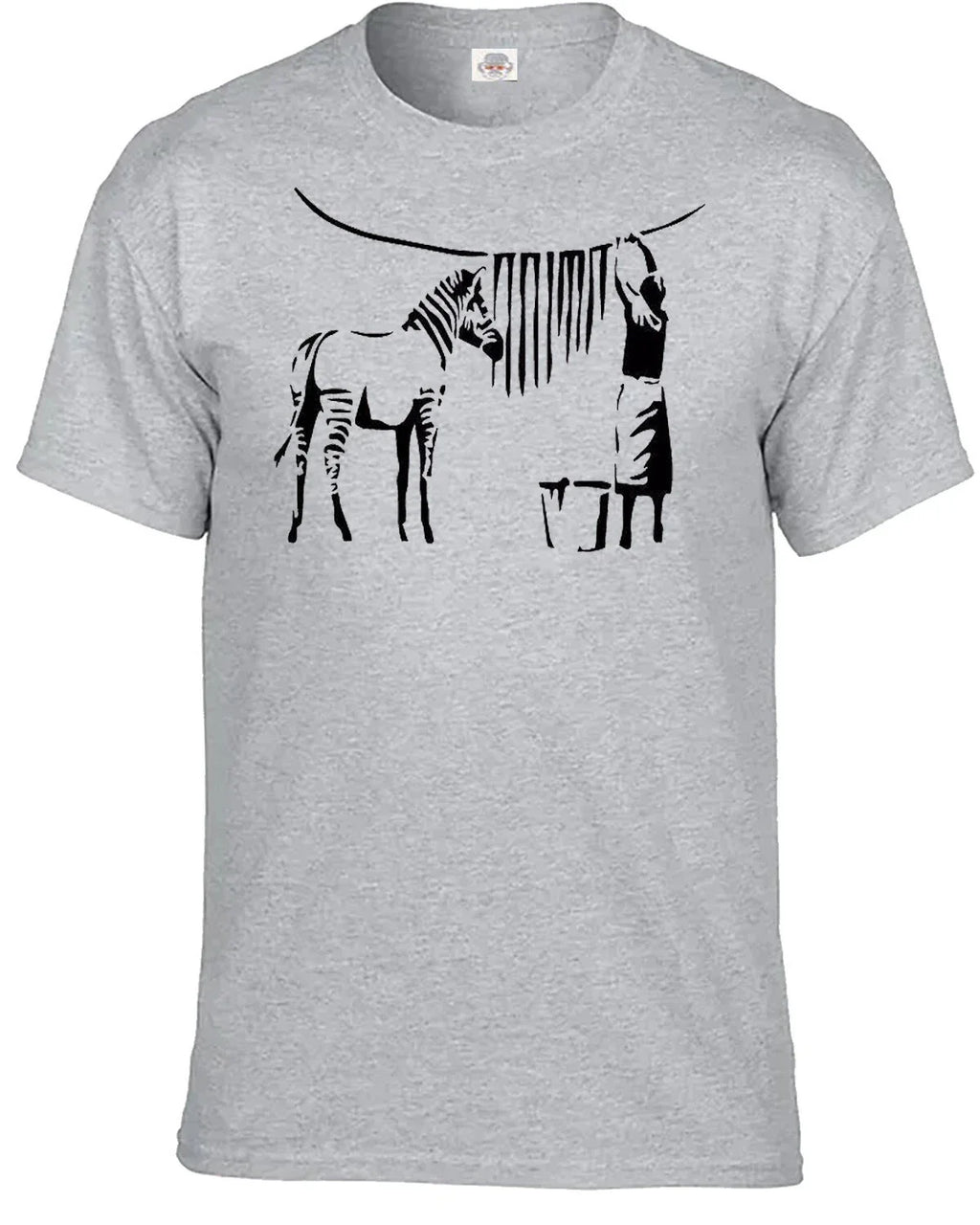 Banksy Zebra Wash T Shirt Men's Street Urban Art Fashion Graffiti Design Tee Top Unisex T-shirt, Sweatshirt, Hoodie, Long Sleeve Tee - T-Shirt, Sweatshirt, Hoodie