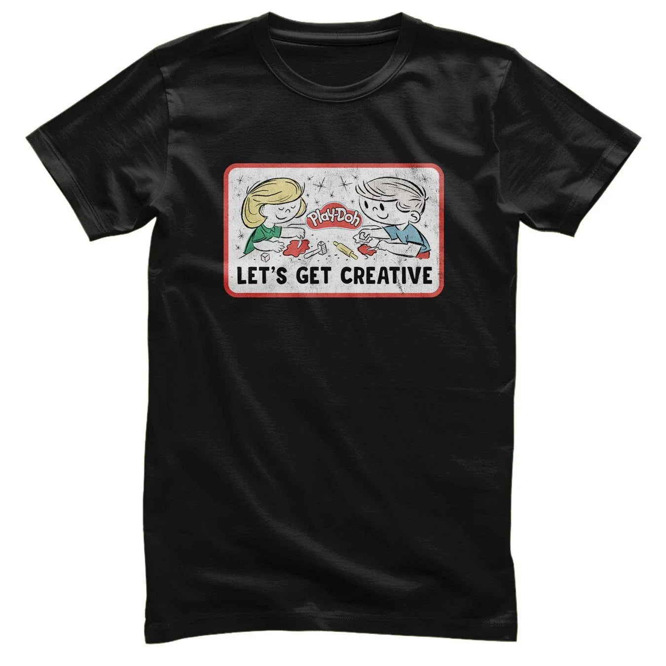 Official License Play-Doh - Let's Get Creative Men's T-Shirt Unisex T-shirt, Sweatshirt, Hoodie, Long Sleeve Tee - T-Shirt, Sweatshirt, Hoodie