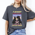 A Woman Cannot Survive On Wine Alone T-Shirt gift Scottish terrier Dog mom Unise Unisex T-shirt, Sweatshirt, Hoodie, Long Sleeve Tee - T-Shirt, Sweatshirt, Hoodie