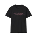 focus on your blessings not your struggles T-Shirt | minimalist script tee Unisex T-shirt, Sweatshirt, Hoodie, Long Sleeve Tee - T-Shirt, Sweatshirt, Hoodie