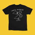 Careful I'm Precise Funny Scissors T-Shirt  Creative Humor Graphic Tee Unisex T-shirt, Sweatshirt, Hoodie, Long Sleeve Tee - T-Shirt, Sweatshirt, Hoodie