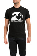 Dsquared2 Men's "Cool Fit Tee" Black Logo Print Short Sleeve Crewneck T-Shirt Unisex T-shirt, Sweatshirt, Hoodie, Long Sleeve Tee - T-Shirt, Sweatshirt, Hoodie