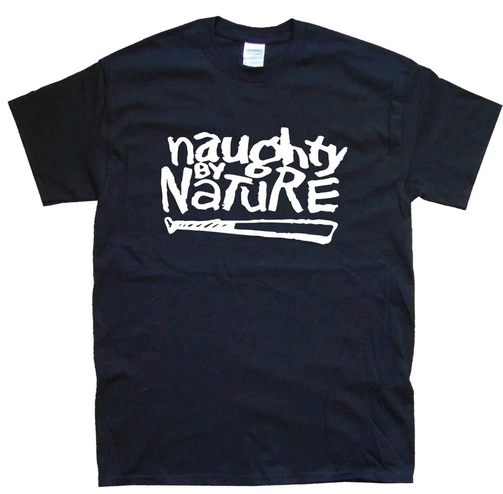 NAUGHTY BY NATURE T-SHIRT All sizes S _ 4 XL colours Black, White Unisex T-shirt, Sweatshirt, Hoodie, Long Sleeve Tee - T-Shirt, Sweatshirt, Hoodie
