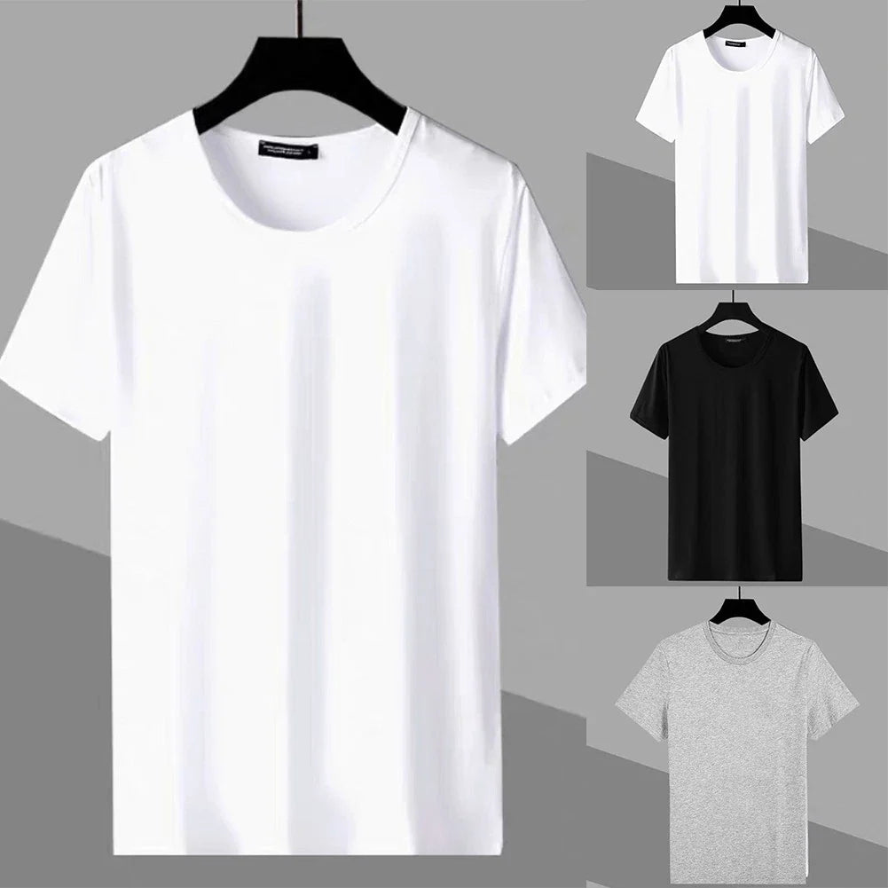Trendy Men's Round Neck Solid T Shirt for Fashion Conscious Individuals Unisex T-shirt, Sweatshirt, Hoodie, Long Sleeve Tee - T-Shirt, Sweatshirt, Hoodie