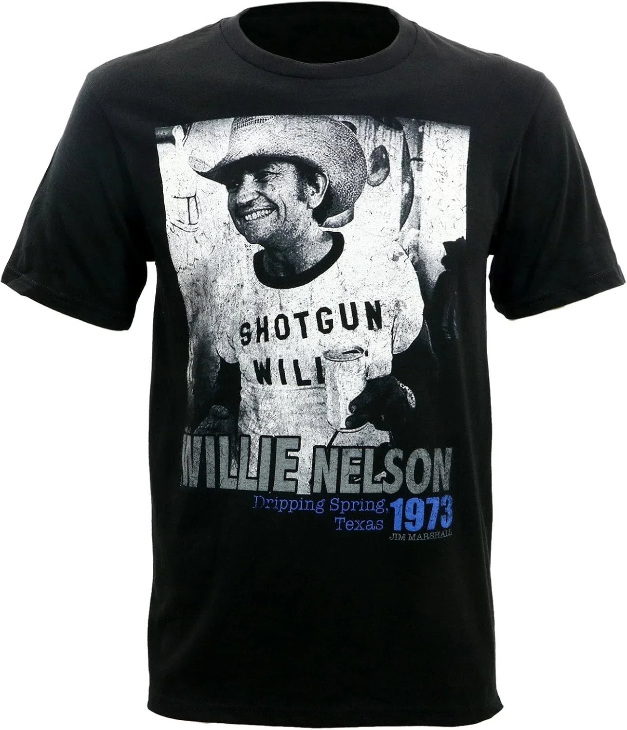 Authentic WILLIE NELSON Jim Marshall Photo Shotgun Beer Slim T-Shirt S-2XL NEW Unisex T-shirt, Sweatshirt, Hoodie, Long Sleeve Tee - T-Shirt, Sweatshirt, Hoodie