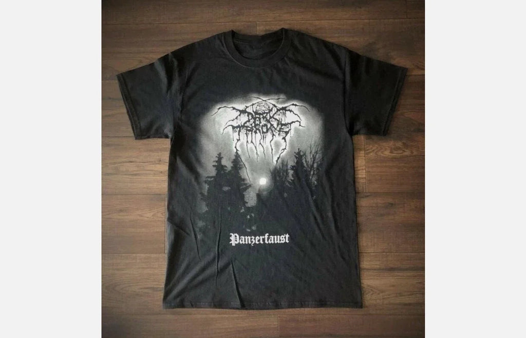 Vtg DarkThrone Band Panzerfaust Cotton Black S-5XL Shirt Unisex T-shirt, Sweatshirt, Hoodie, Long Sleeve Tee - T-Shirt, Sweatshirt, Hoodie