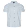 KAM Short Sleeve Mini Weave Grandad Shirt For Men in 3 Colours, 2XL-8XL Unisex T-shirt, Sweatshirt, Hoodie, Long Sleeve Tee - T-Shirt, Sweatshirt, Hoodie
