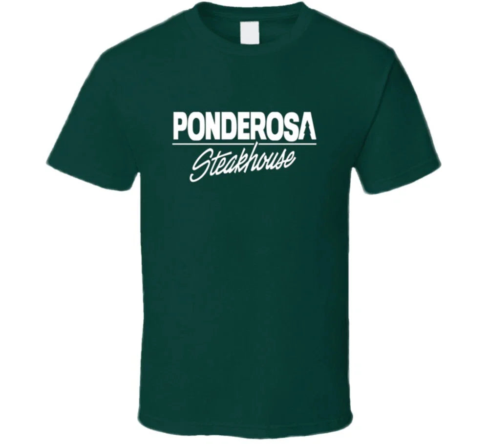 Ponderosa Steakhouse Logo Tee Cool Restaurant Foodie T Shirt Unisex T-shirt, Sweatshirt, Hoodie, Long Sleeve Tee - T-Shirt, Sweatshirt, Hoodie