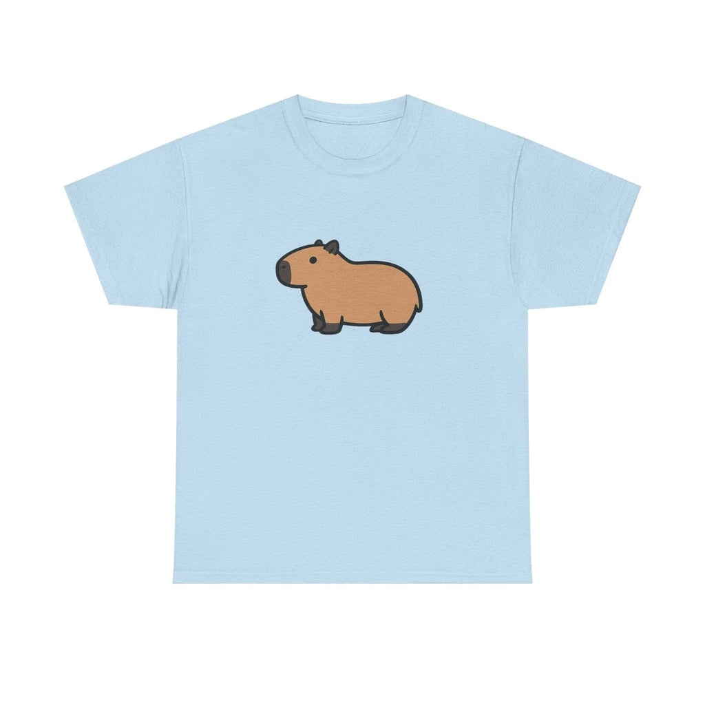 Brown Capybara Illustration T-Shirt | Cute Animal Tee Unisex T-shirt, Sweatshirt, Hoodie, Long Sleeve Tee - T-Shirt, Sweatshirt, Hoodie