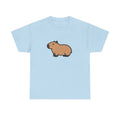 Brown Capybara Illustration T-Shirt | Cute Animal Tee Unisex T-shirt, Sweatshirt, Hoodie, Long Sleeve Tee - T-Shirt, Sweatshirt, Hoodie
