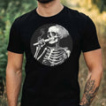 Mens Skeleton Smoked Motif Cotton T-Shirt Size XS to 5XL Unisex T-shirt, Sweatshirt, Hoodie, Long Sleeve Tee - T-Shirt, Sweatshirt, Hoodie