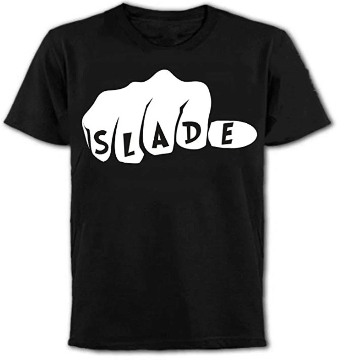 SLADE 70's Glam Rock Band Mens T-Shirt Black Wave/Punk/Tee/Band/Music Unisex T-shirt, Sweatshirt, Hoodie, Long Sleeve Tee - T-Shirt, Sweatshirt, Hoodie