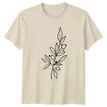 Minimalist Botanical Berry Branch Leaves T-Shirt Foliage Nature Birthday Gift Unisex T-shirt, Sweatshirt, Hoodie, Long Sleeve Tee - T-Shirt, Sweatshirt, Hoodie