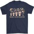 Funny Weekly Coffee to Alcohol Evolution Wine Mens T-Shirt 100% Cotton Unisex T-shirt, Sweatshirt, Hoodie, Long Sleeve Tee - T-Shirt, Sweatshirt, Hoodie